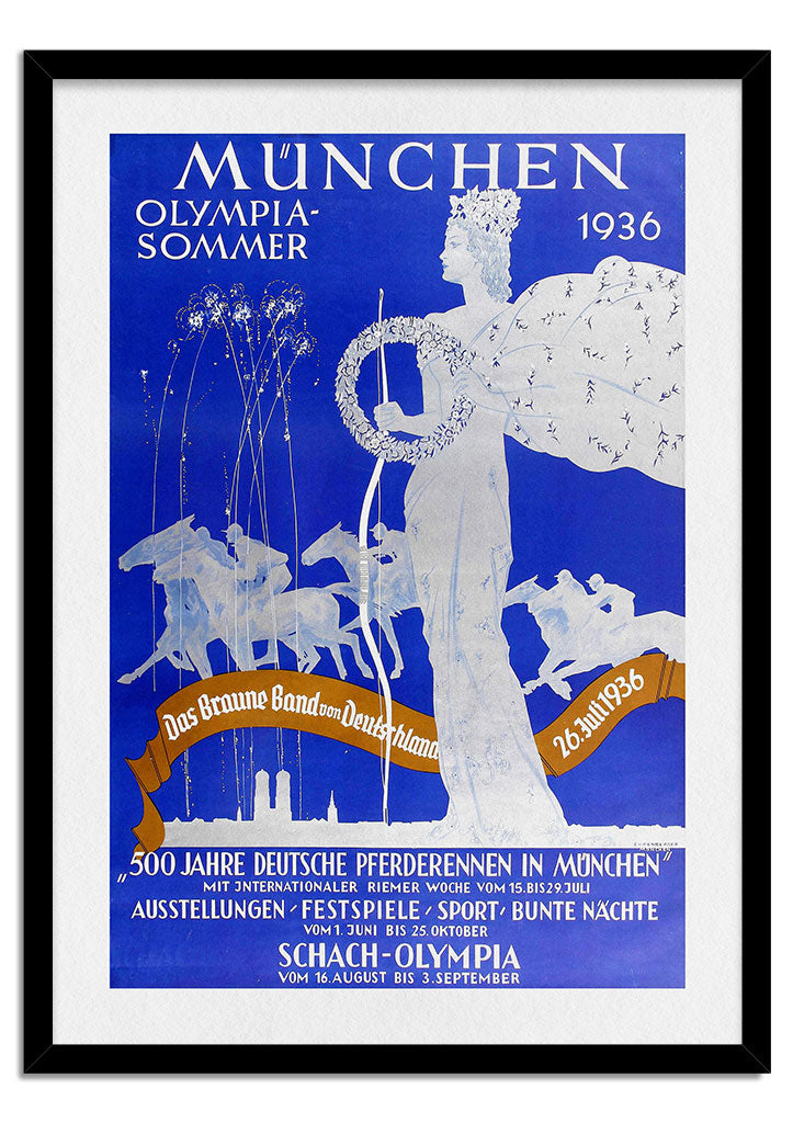 Munchen 1936 Olympic Poster