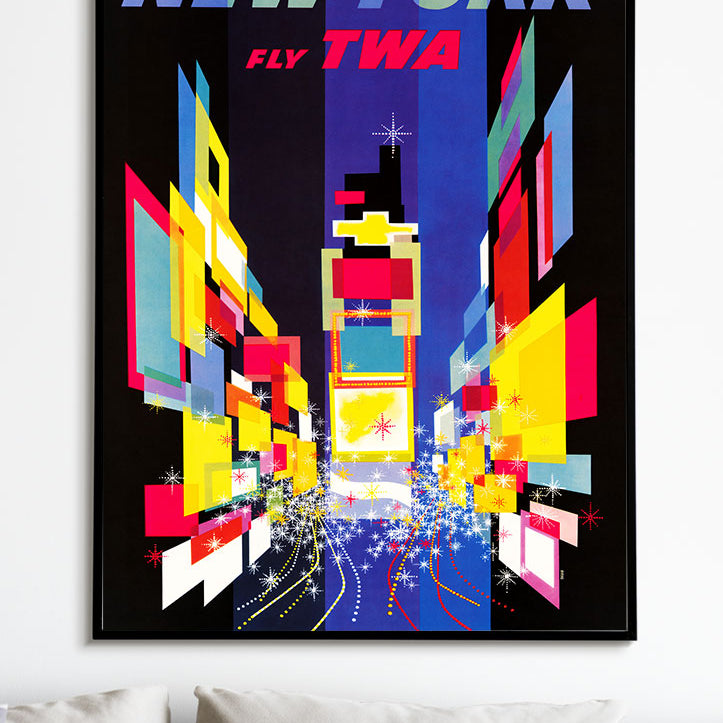 New York Travel Poster by TWA