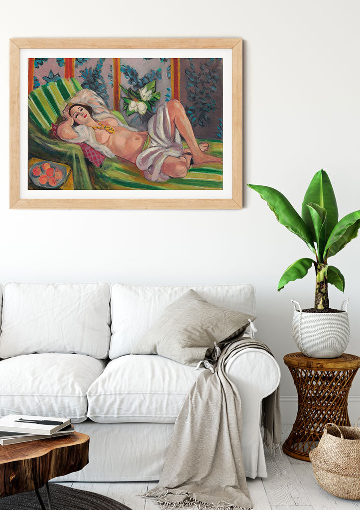 Odalisque Couchée aux Magnolias by Henri Matisse