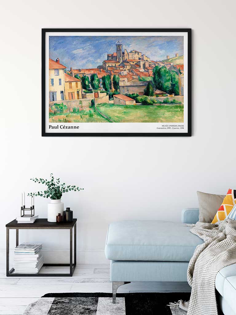 Paul Cezanne Exhibition Poster - Gardanne