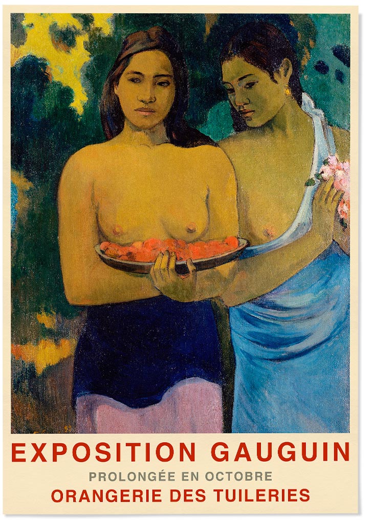 Paul Gauguin Poster - Two Tahitian Women