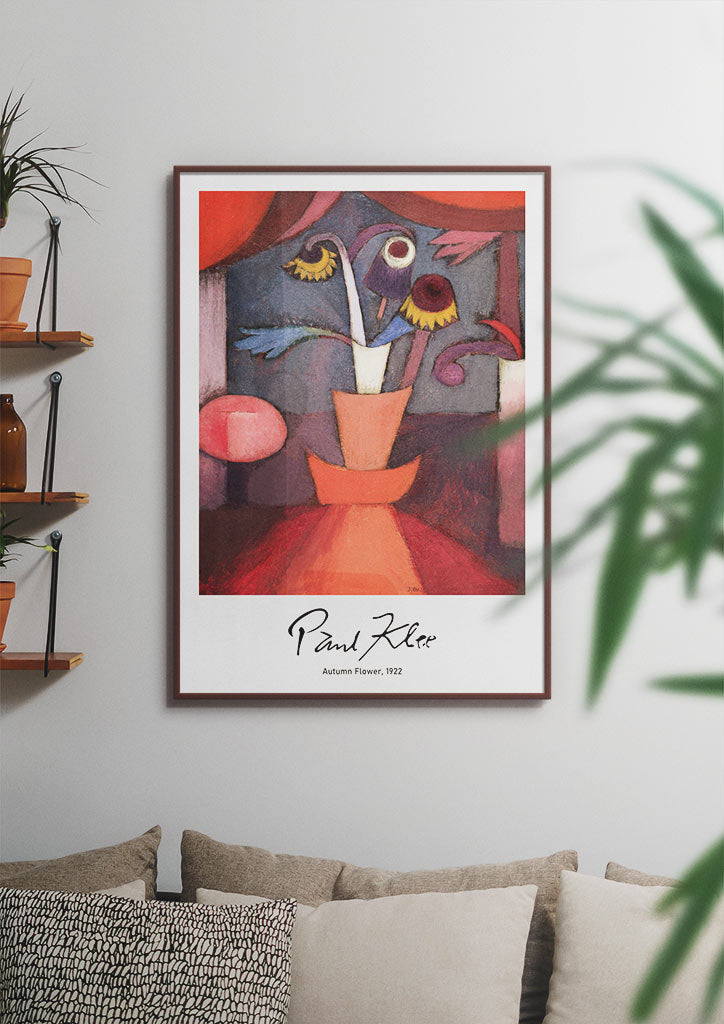 Autumn Flower is an abstract floral still-life painting by Paul Klee.