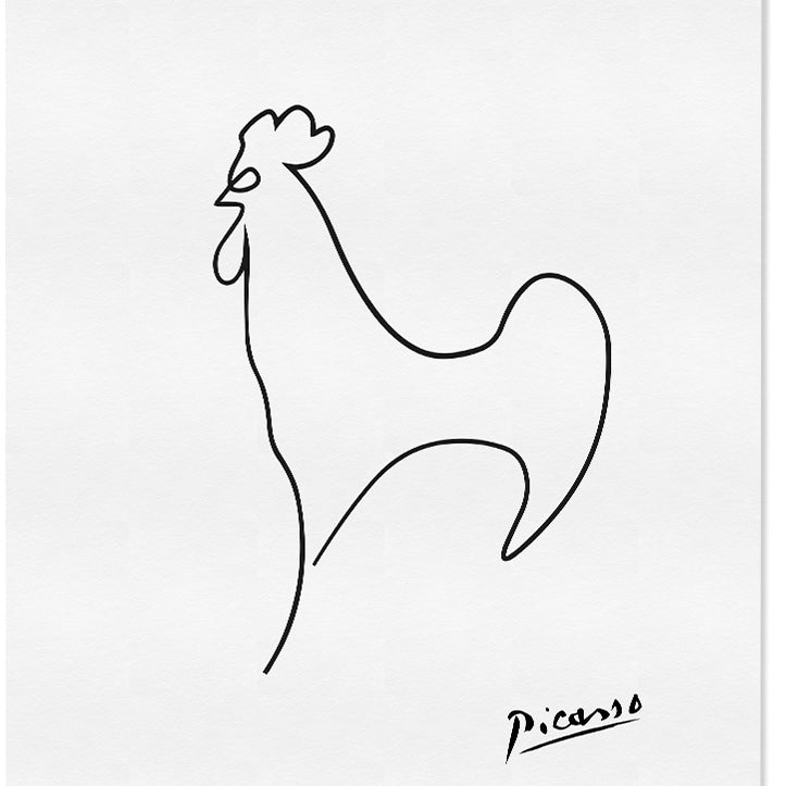 Pablo Picasso Poster- The Cock (Le Coq)