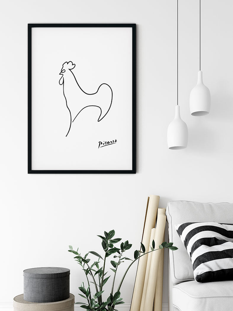 Pablo Picasso Poster- The Cock (Le Coq)