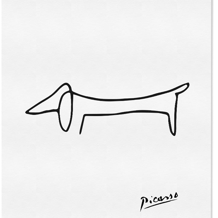 Pablo Picasso Art Poster - The Dog