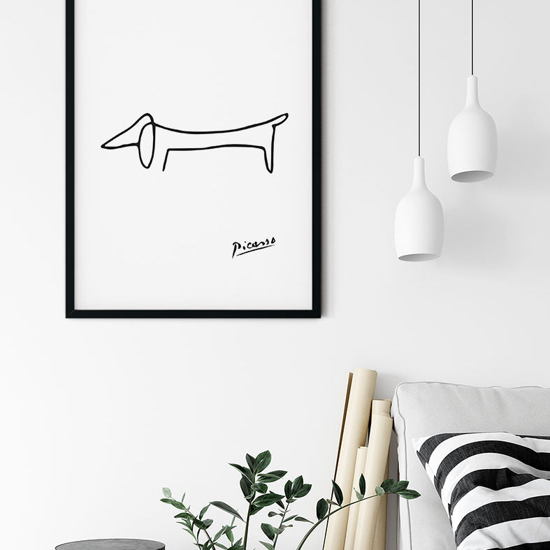 Pablo Picasso Art Poster - The Dog