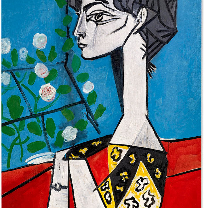 Pablo Picasso Print - Jacqueline with Flowers