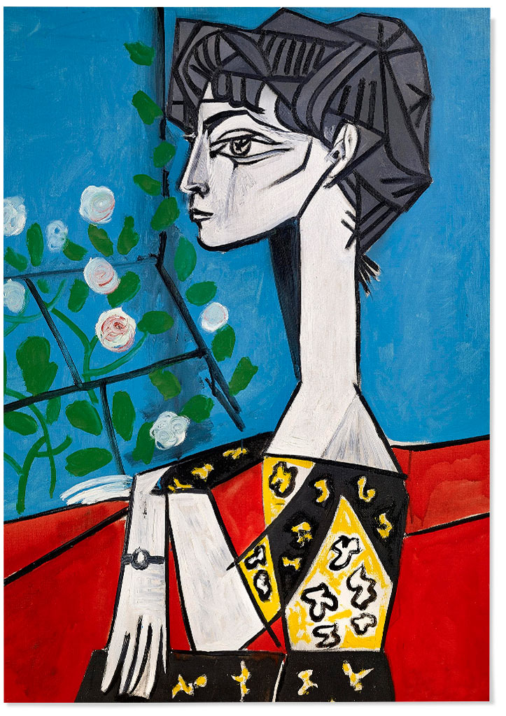 Pablo Picasso Print - Jacqueline with Flowers