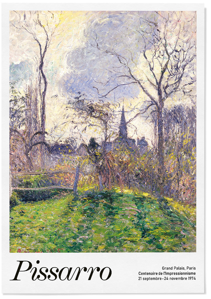 Camille Pissarro Poster - The Bell Tower of Bezincourt