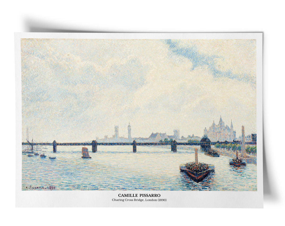 Camille Pissarro Art Print - Charing Cross Bridge