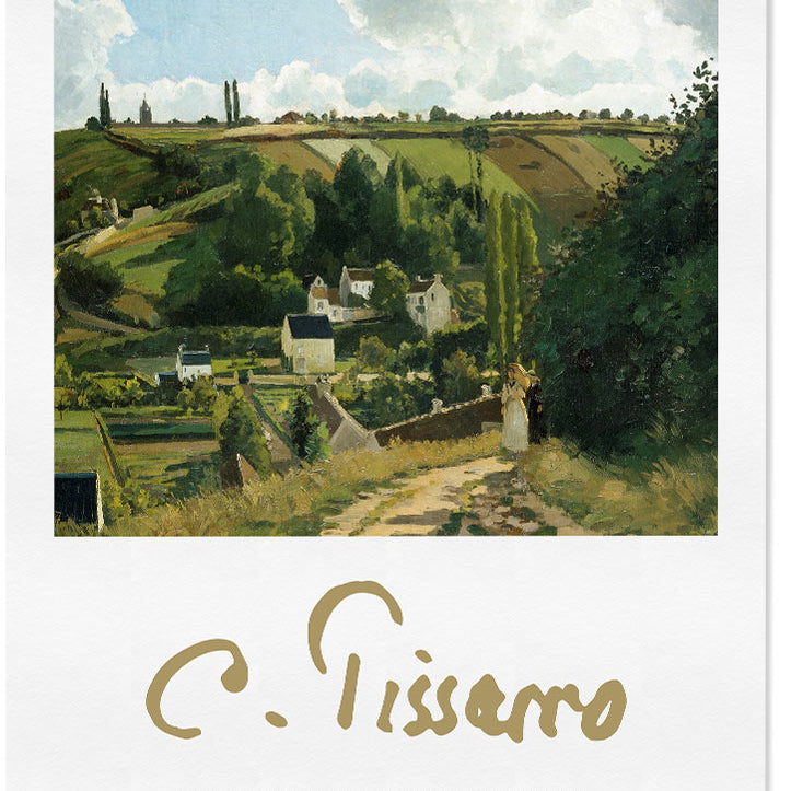 Camille Pissarro Art Poster - Jalais Hill, Pontoise 