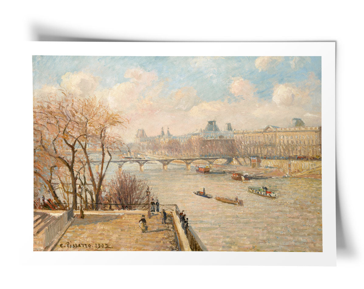 Camille Pissarro - The Louvre from the Pont Neuf