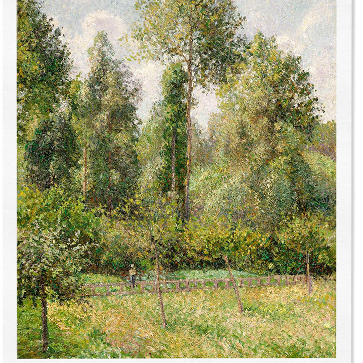 Camille Pissarro Exhibition Poster - Poplars, Éragny