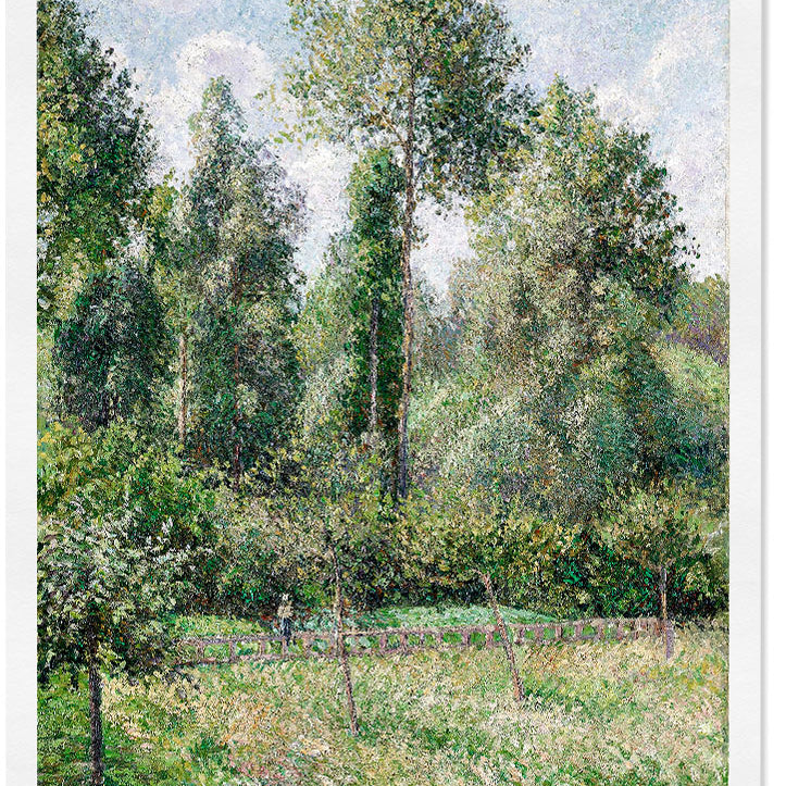 Camille Pissarro Art Print - Poplars, Éragny