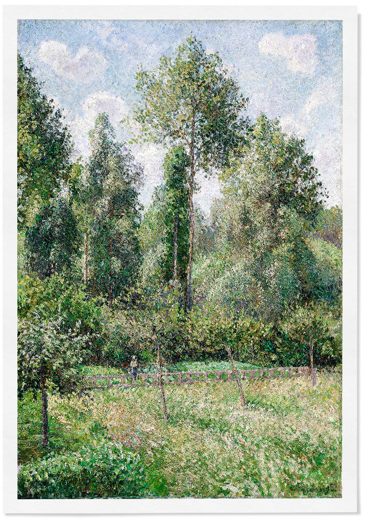 Camille Pissarro Art Print - Poplars, Éragny