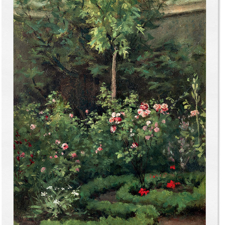Camille Pissarro Art Print - Rose Garden