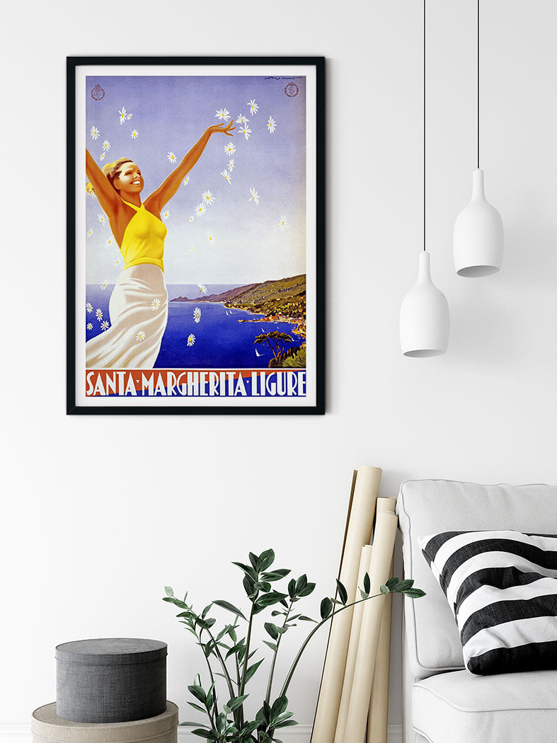Santa Margherita Travel Poster