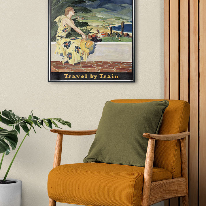 California This Summer Retro Travel Poster