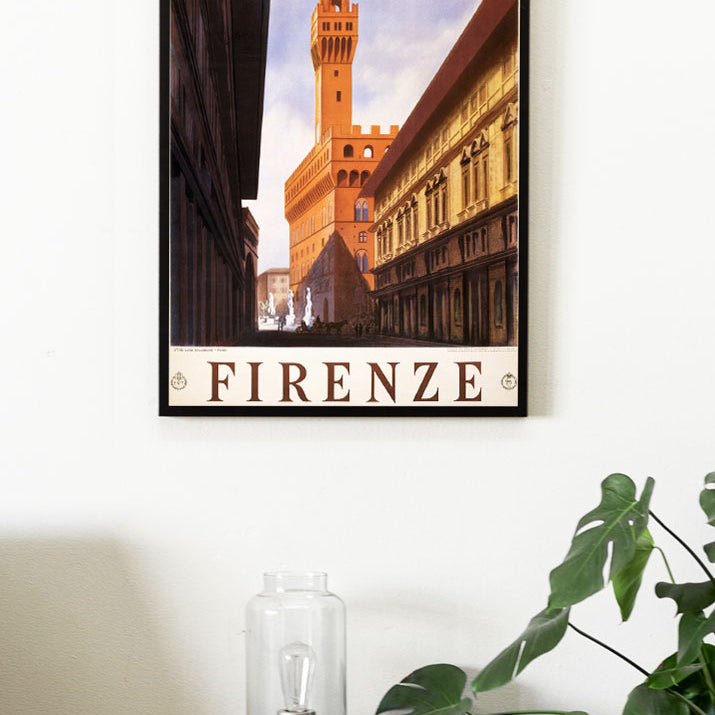 Firenze Vintage Travel Poster