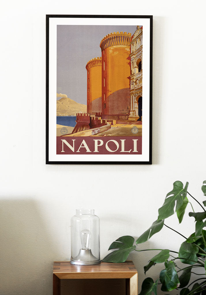 Vintage Napoli Travel Poster