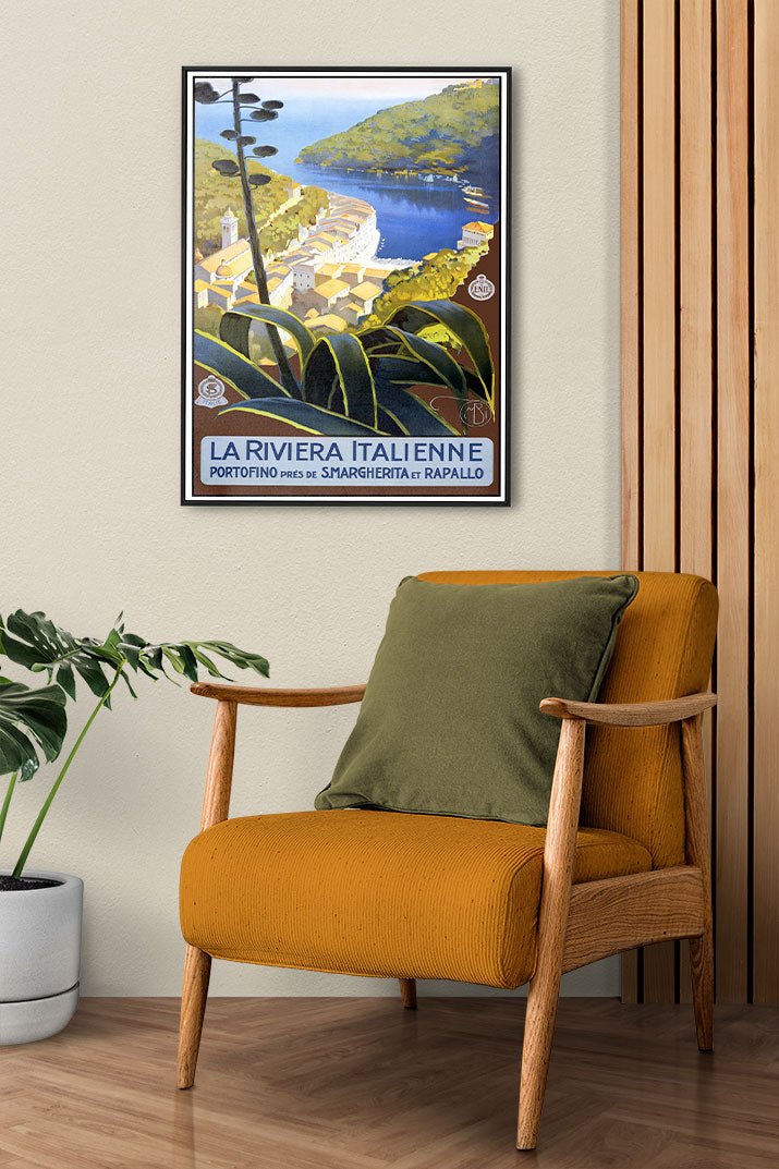 La Riviera Italienne Travel Poster