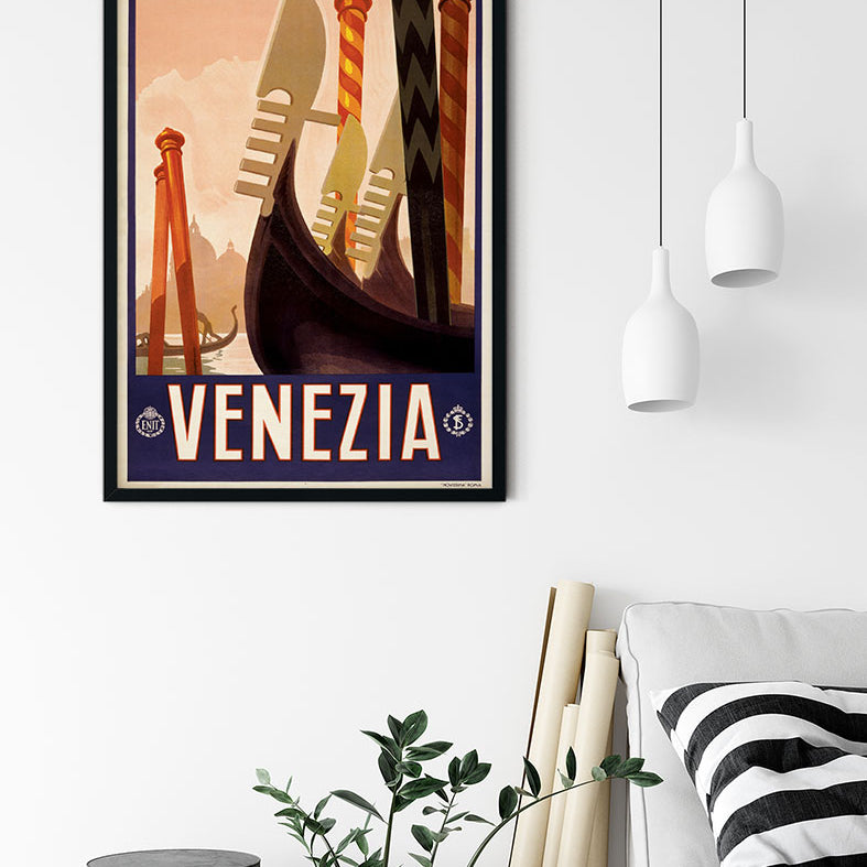 Vintage Italian Travel Poster - Venice