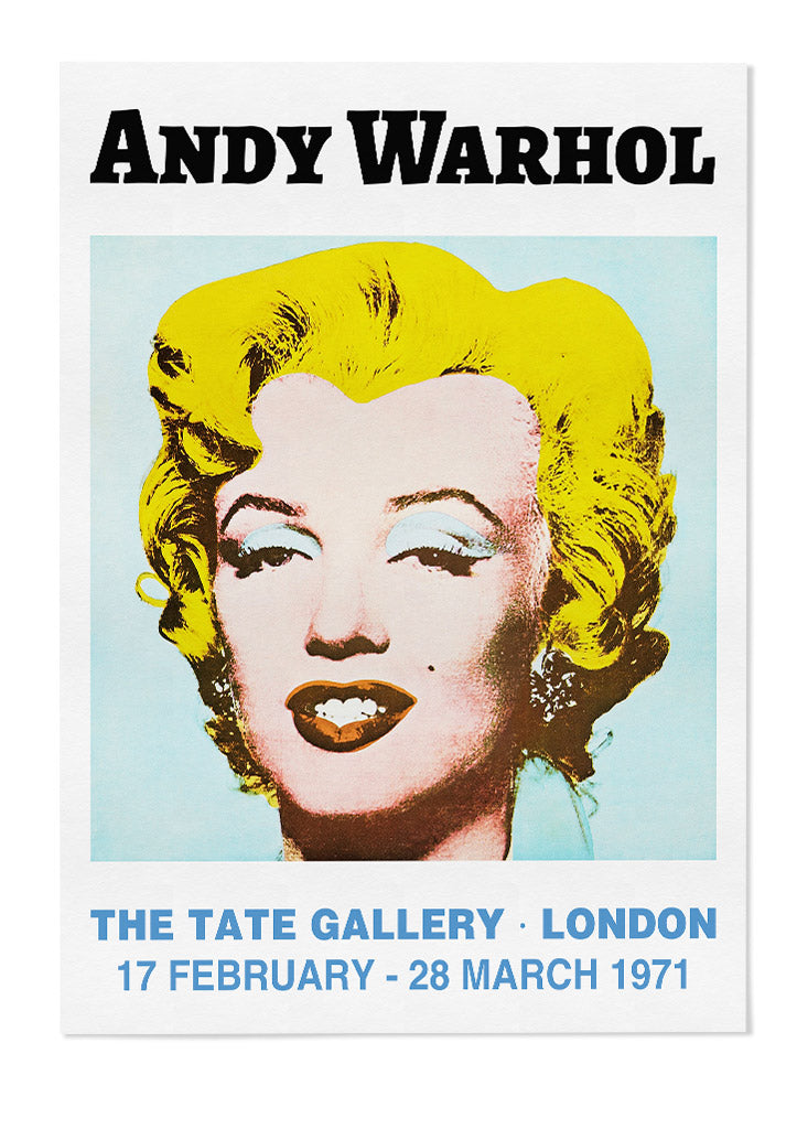 Andy Warhol【Marilyn Monroe】vintage poste Marylin Monroe by Andy Warhol Art Print | Exhibition Posters