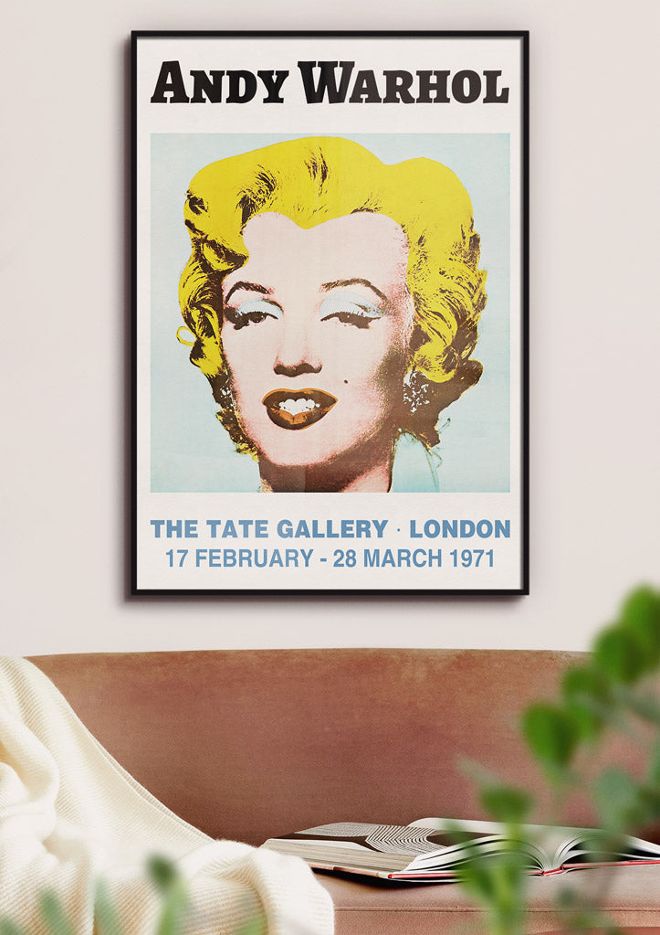 Andy Warhol【Marilyn Monroe】vintage poste Marylin Monroe by Andy Warhol Art Print | Exhibition Posters