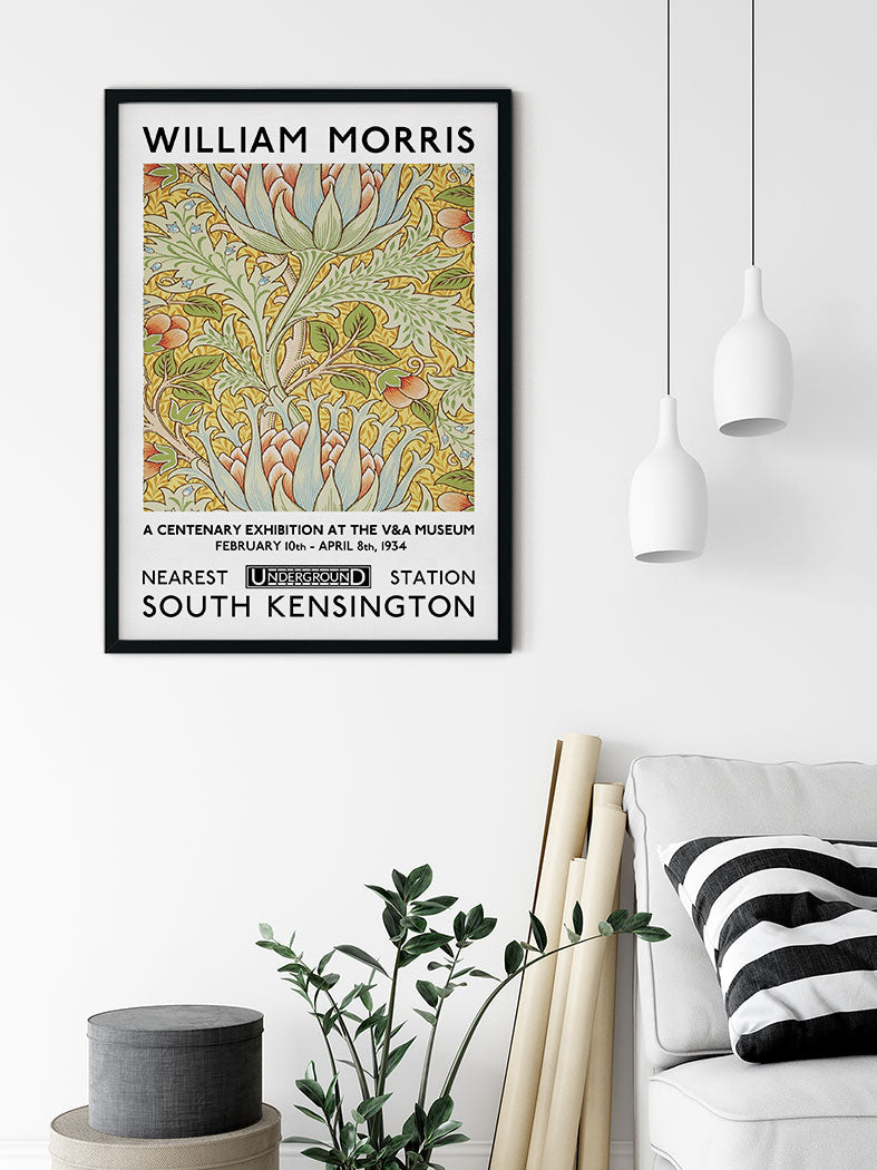 Artichoke by William Morris Exhibition Poster