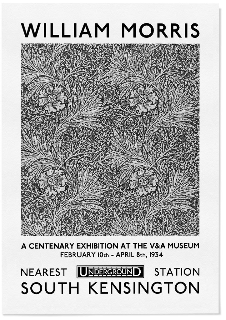 Marigold by William Morris Exhibition Poster