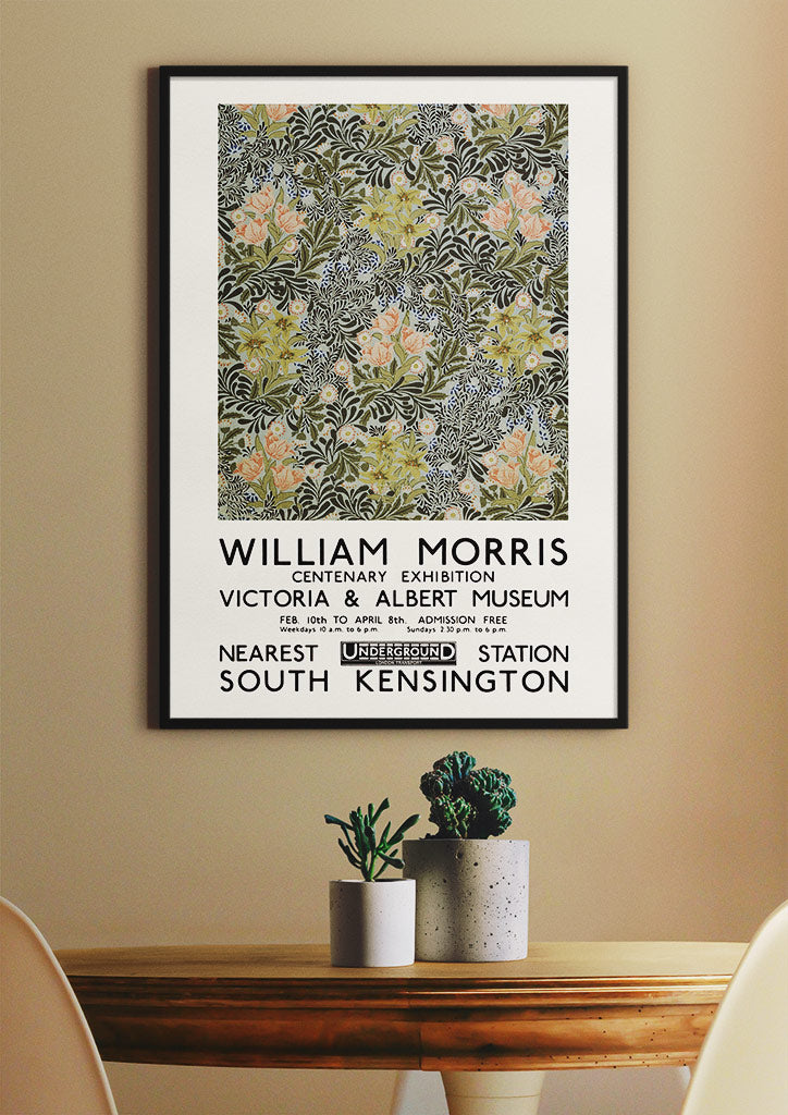 William Morris Exhibition Poster - Bower