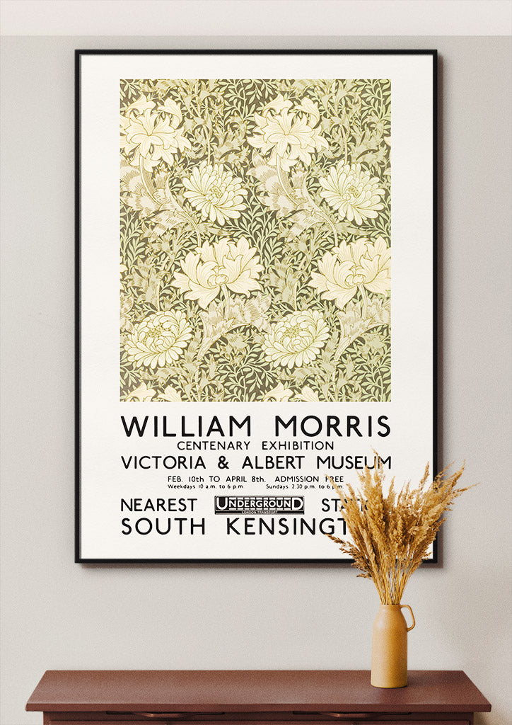 William Morris - Chrysanthemum Exhibition Poster