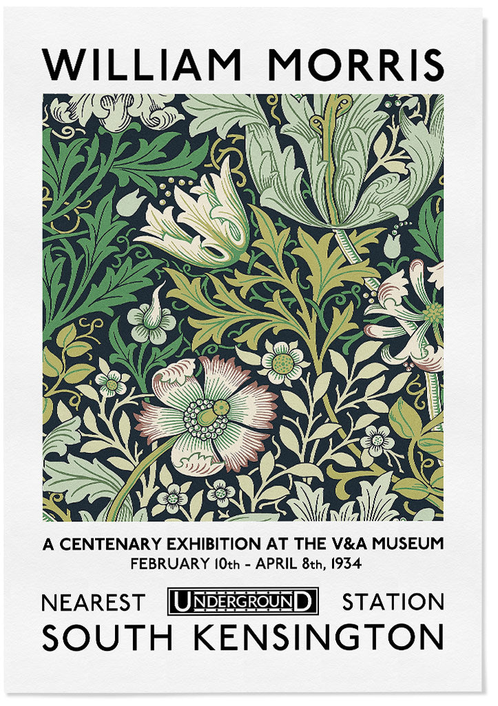 William Morris Compton Poster