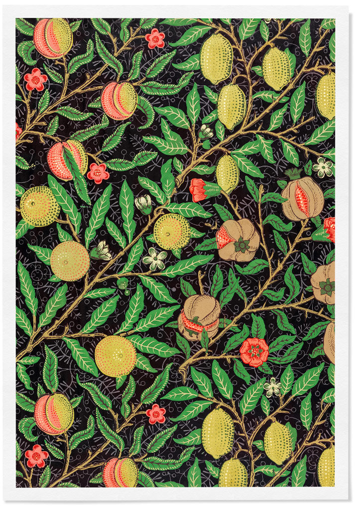 Citrus Fruit Pattern Poster by William Morris