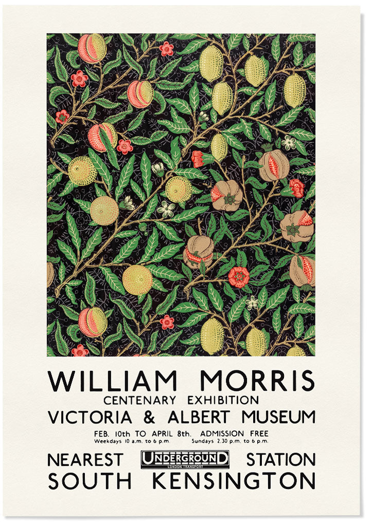 William Morris Citrus Poster