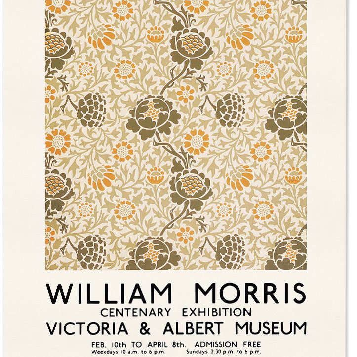 William Morris poster grafton floral decoration