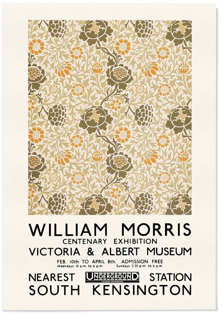 William Morris poster grafton floral decoration