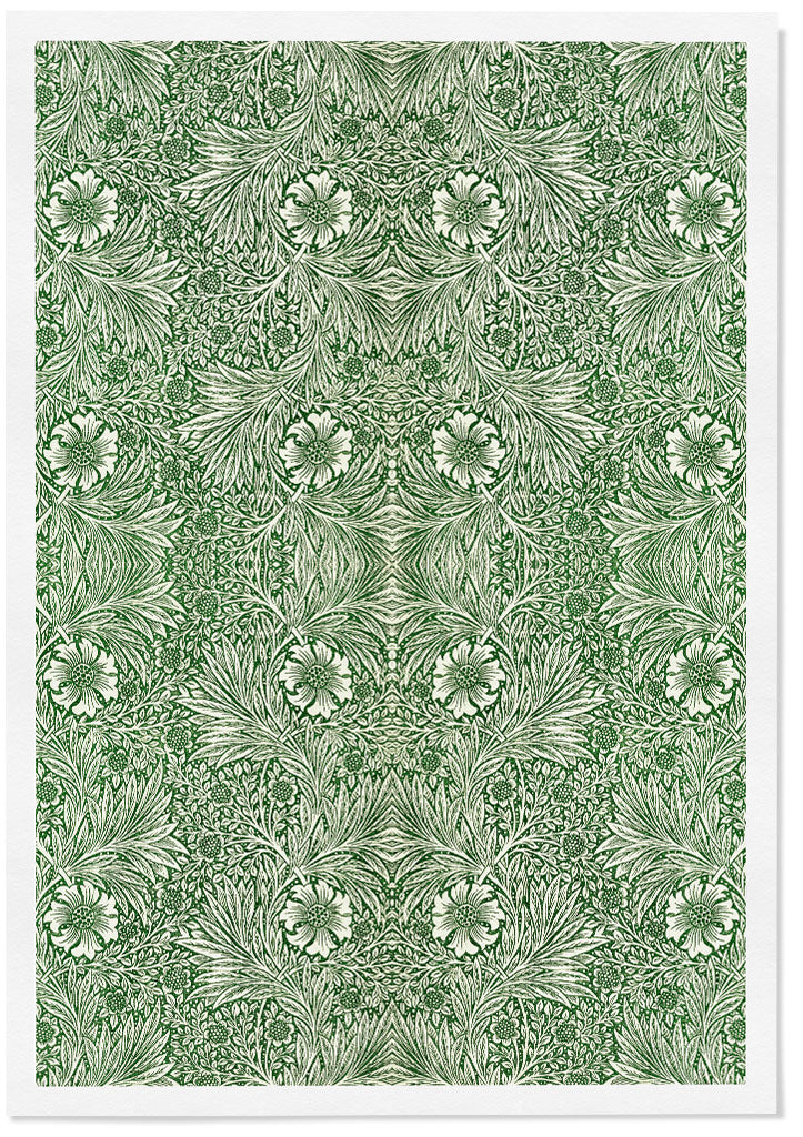 Green Marigold Pattern by William Morris