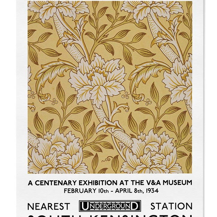 William Morris Hammersmith Floral Design Poster – Posterist