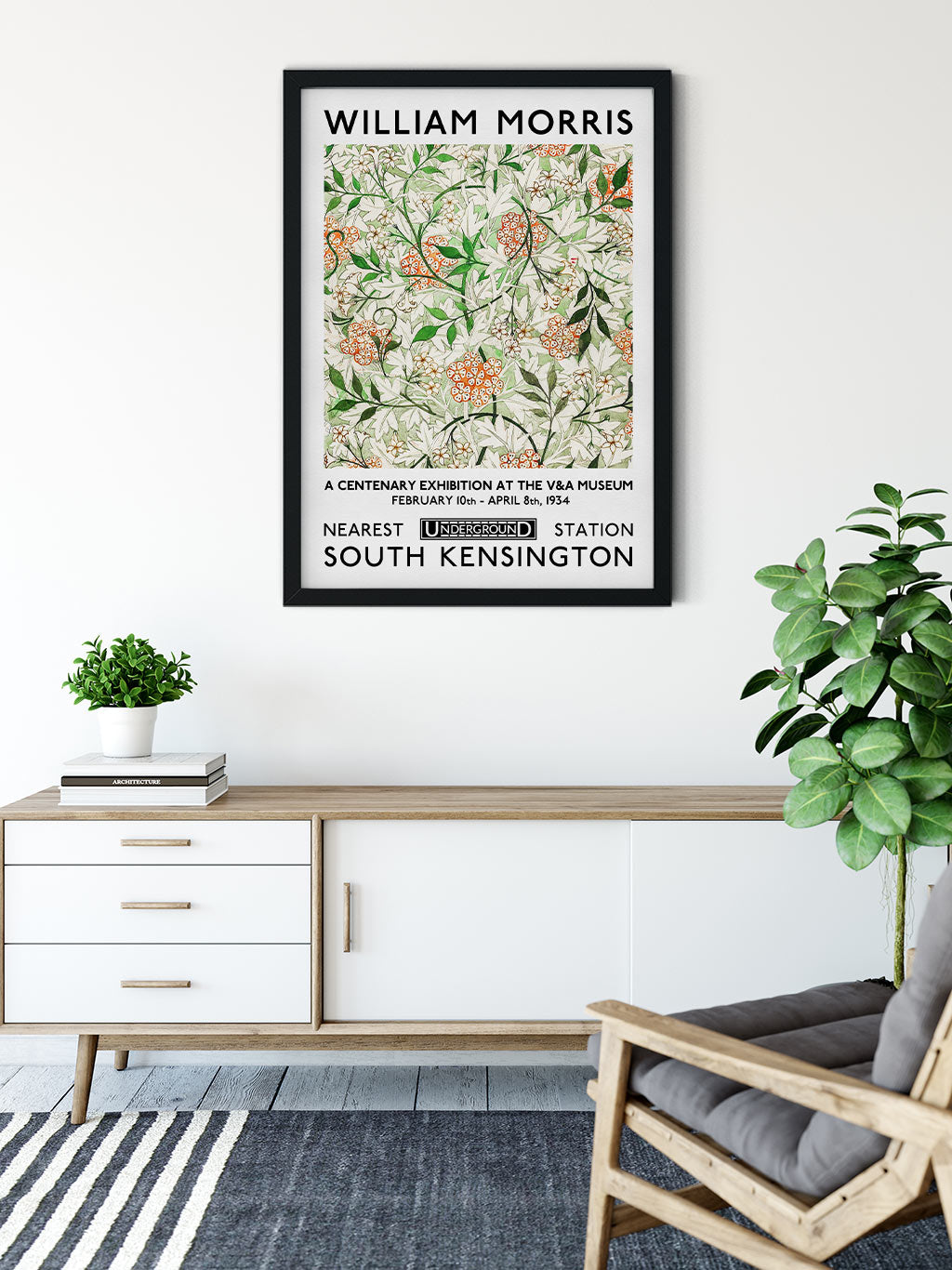 Jasmine by William Morris - Exhibition Poster