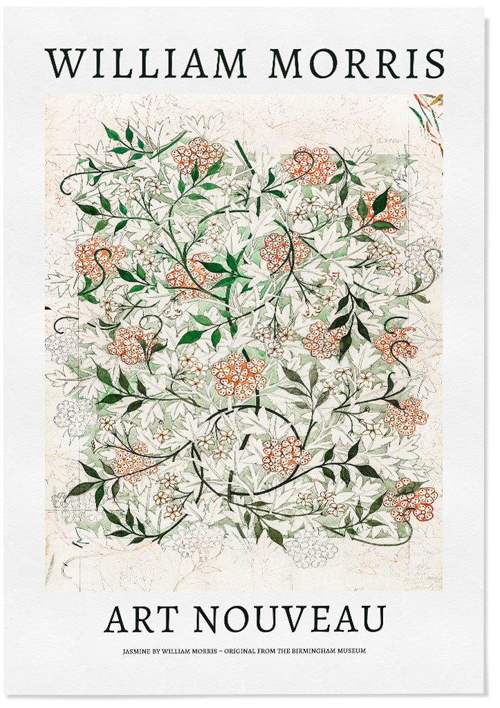 William Morris Jasmine Art Print