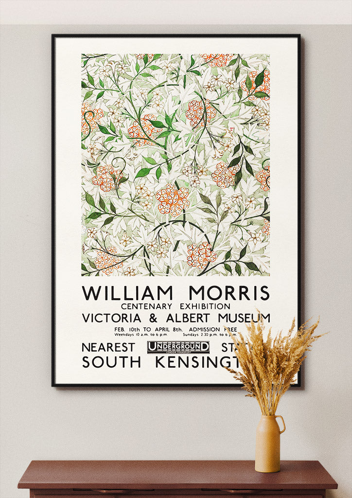 William Morris - Jasmine Exhibition Poster