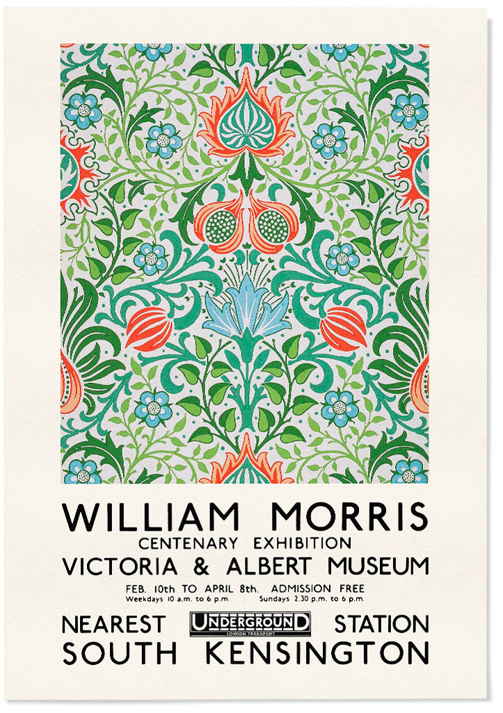 William Morris Print - Persian Floral Design