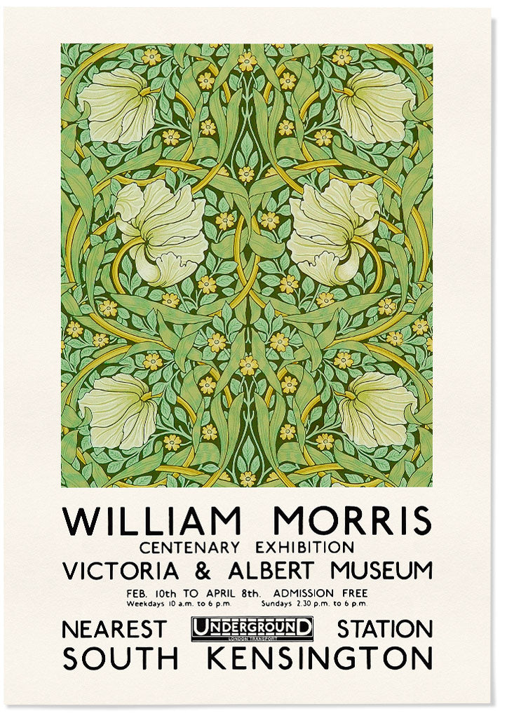 William Morris Pimpernel Floral Art Print