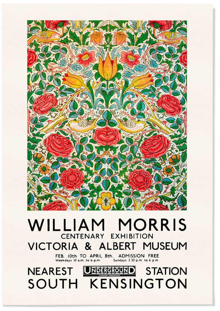 William Morris Art Prints and Exhibition Posters Vintage Wall Art