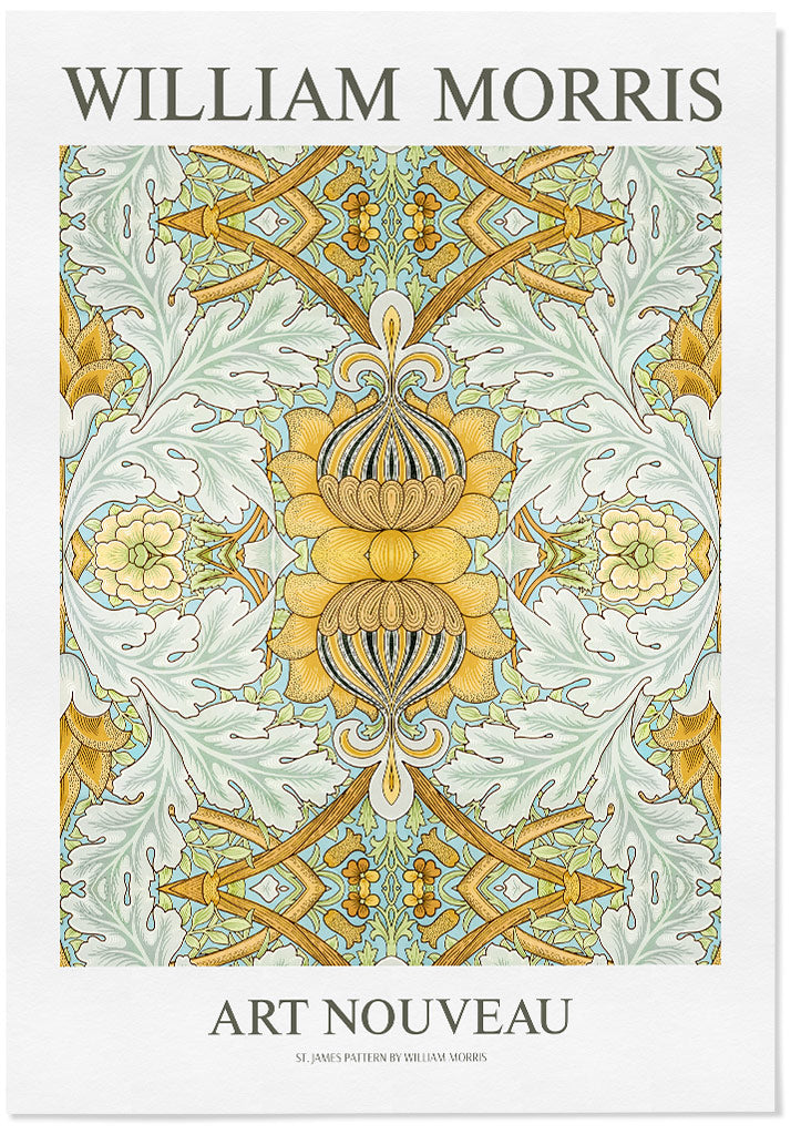 William Morris - St. James Pattern Poster