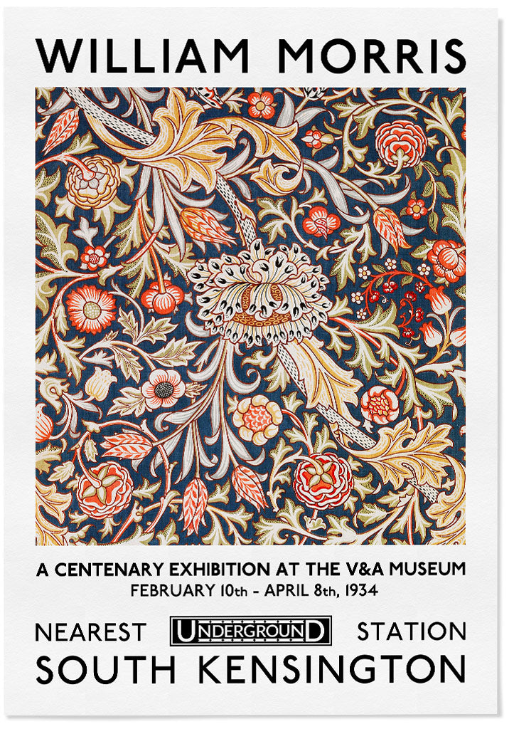 Trent by William Morris - Art Exhibition Poster