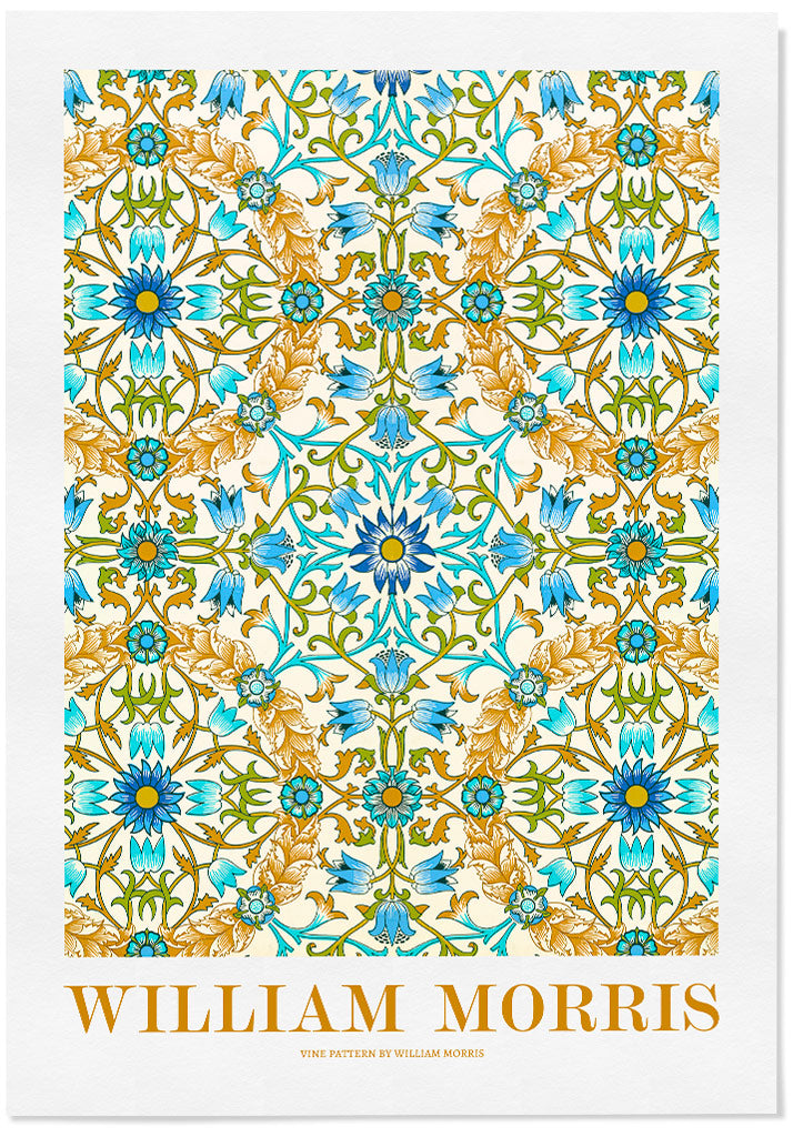 Vine Pattern by William Morris Art Print