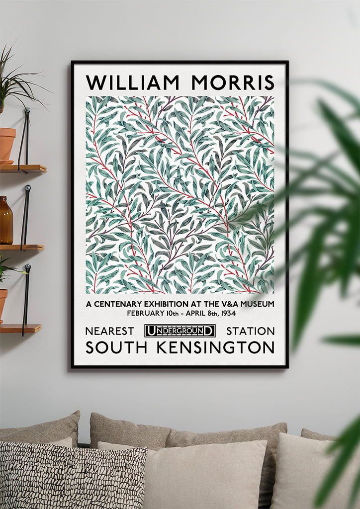 Willow Branch by William Morris - Art Exhibition Poster