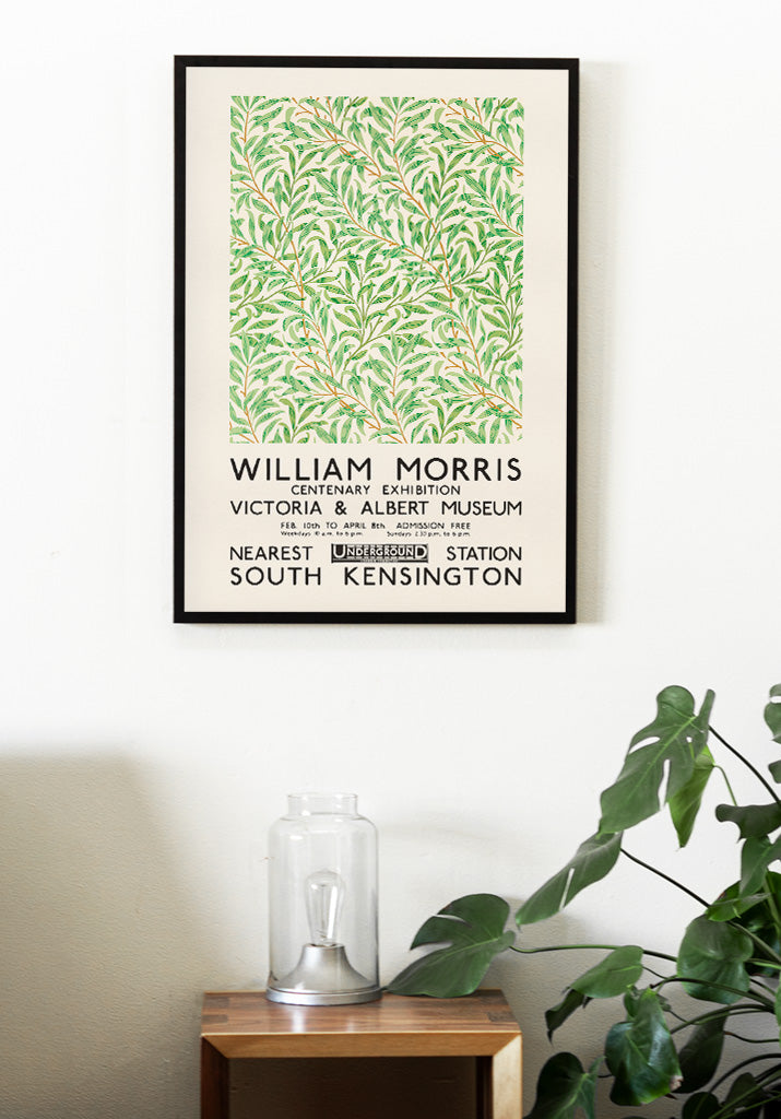 William Morris - Willow Bough Exhibition Poster